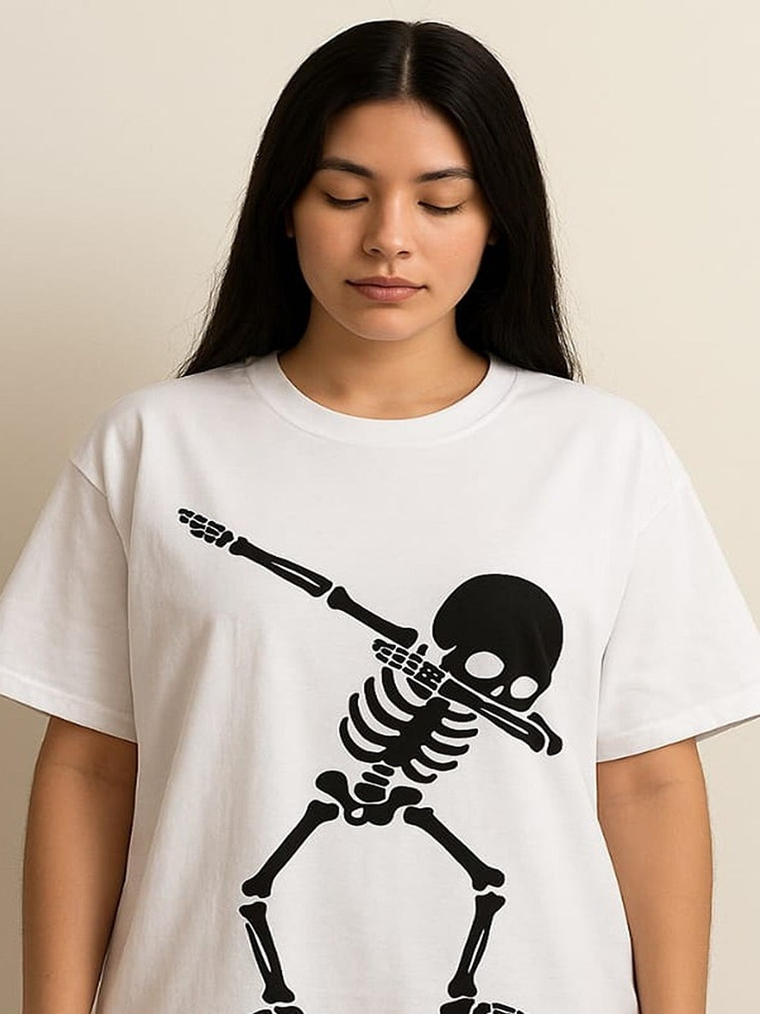GAB Pure Cotton Printed Oversized T-Shirt