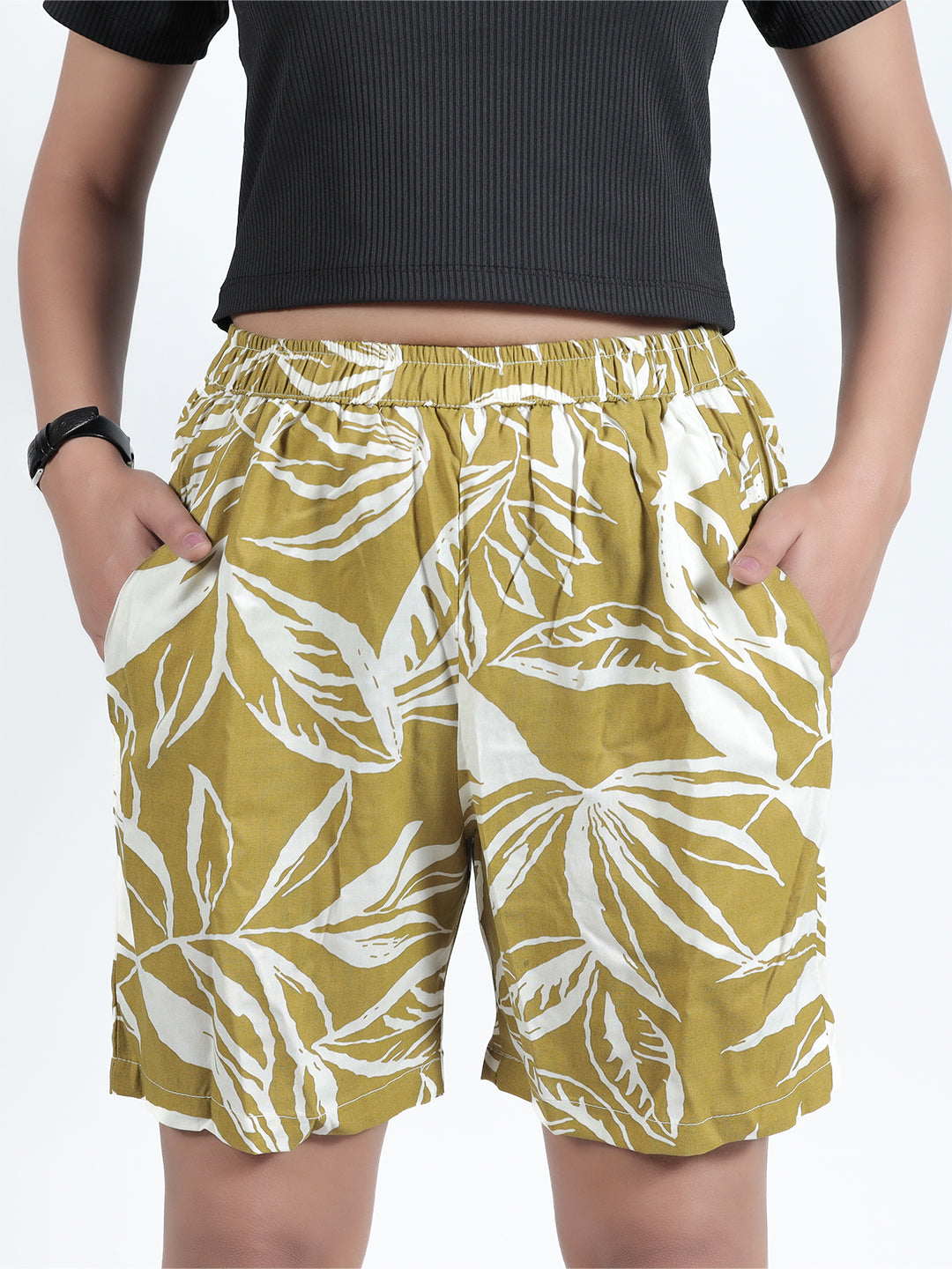 GAB Women/Girl Printed Shorts For Summer