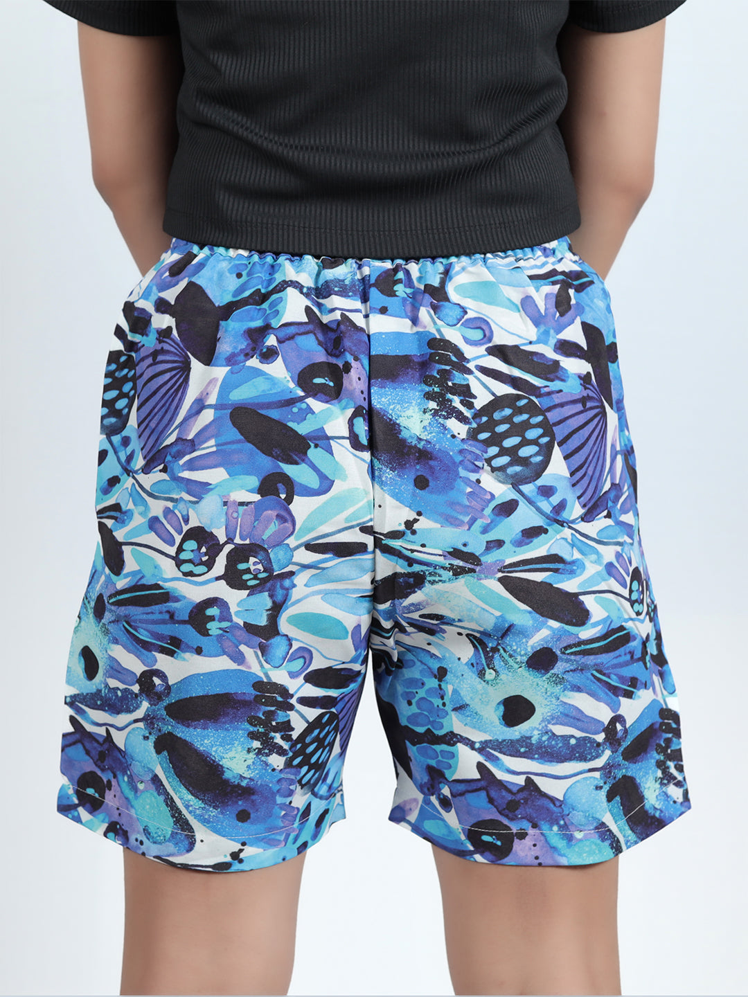 GAB Women/Girl Printed Shorts For Summer Set Of 2