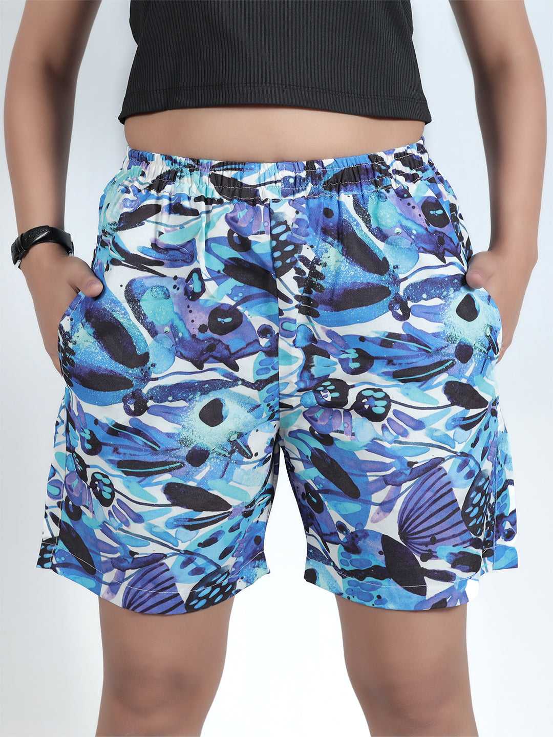GAB Women/Girl Printed Shorts For Summer