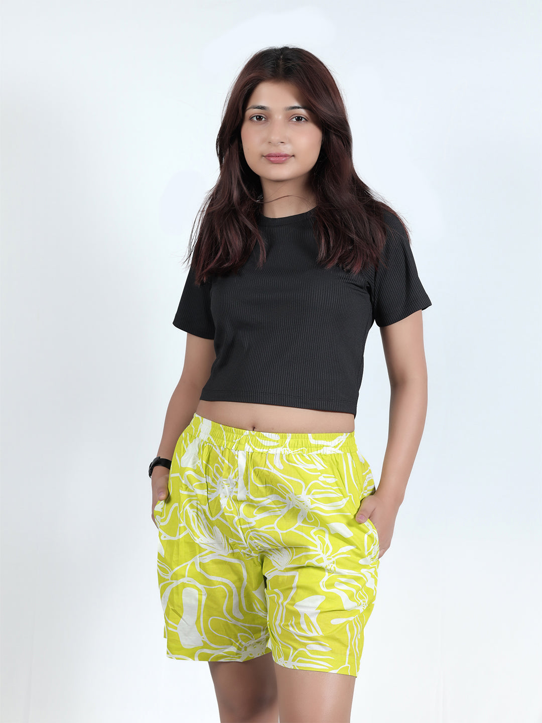 GAB Women/Girl Printed Shorts For Summer