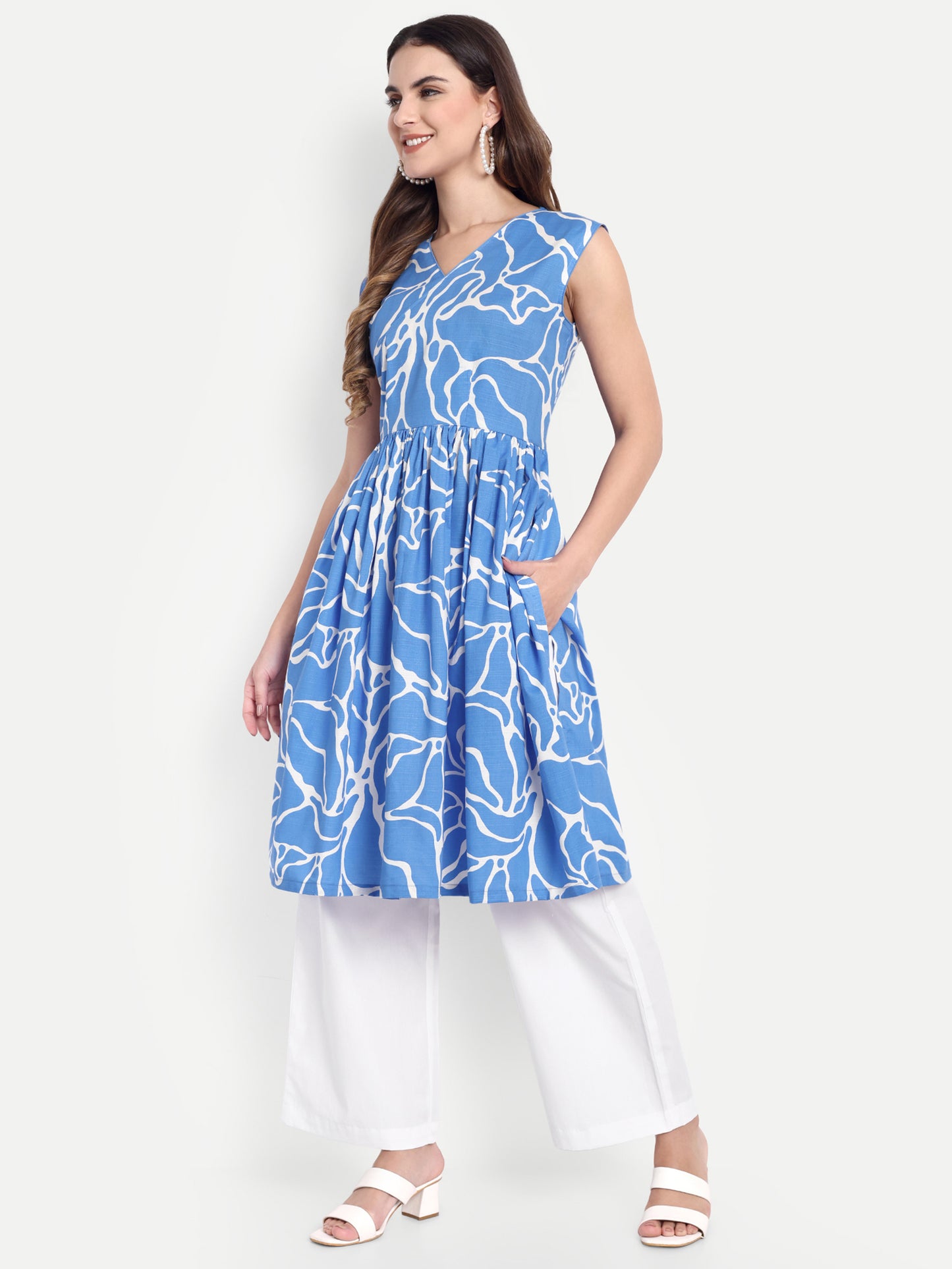 GAB Printed Kurta Set
