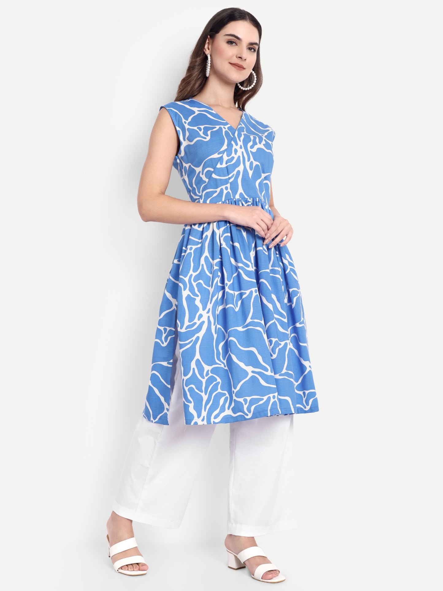 GAB Printed Kurta Set