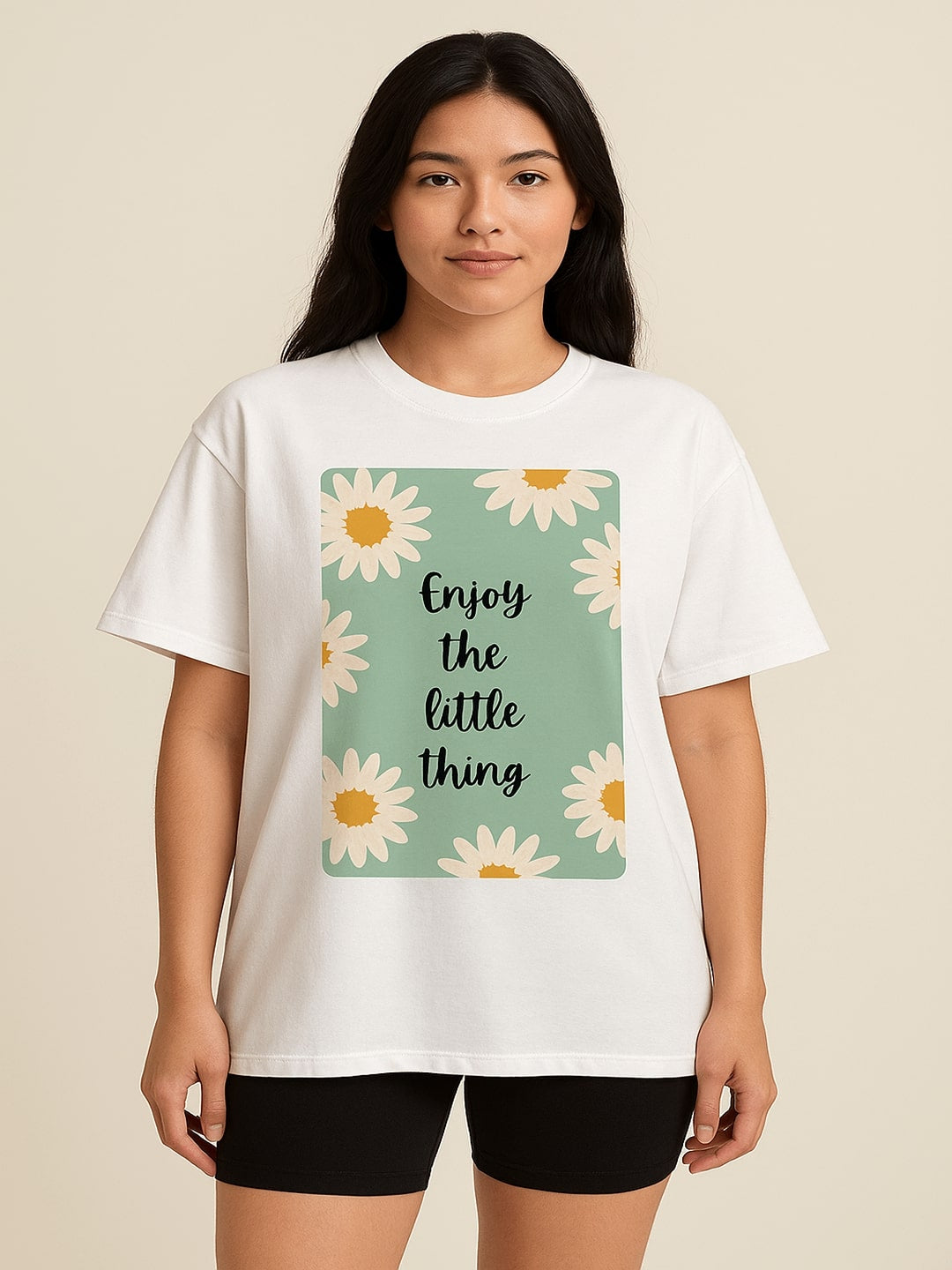 GAB Pure Cotton Printed Oversized T-Shirt