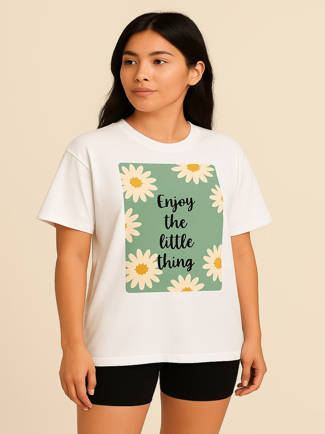 GAB Pure Cotton Printed Oversized T-Shirt