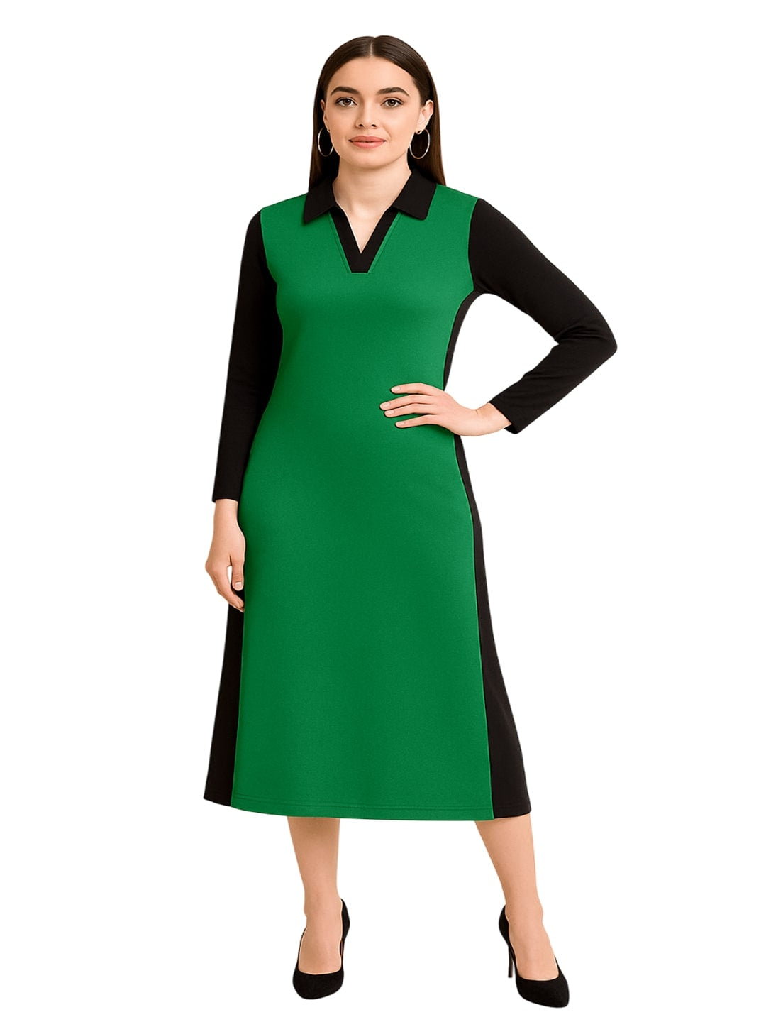 Smart Fit Pure Cotton Midi Dress