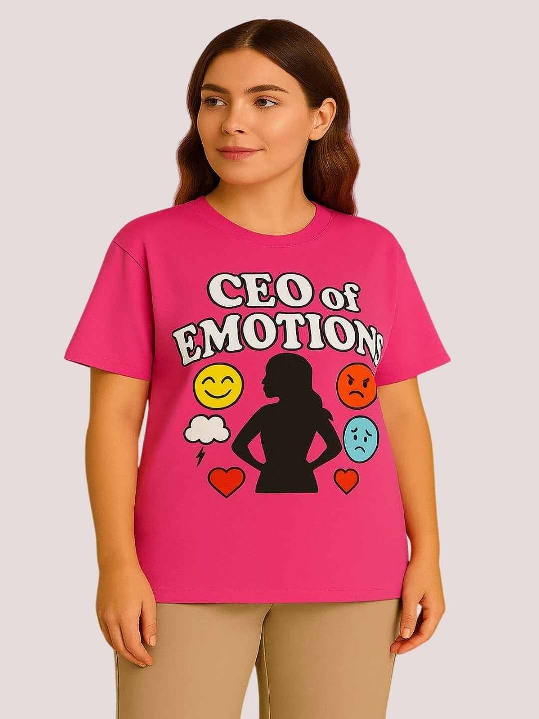 GAB Pure Cotton Printed Oversized T-Shirt