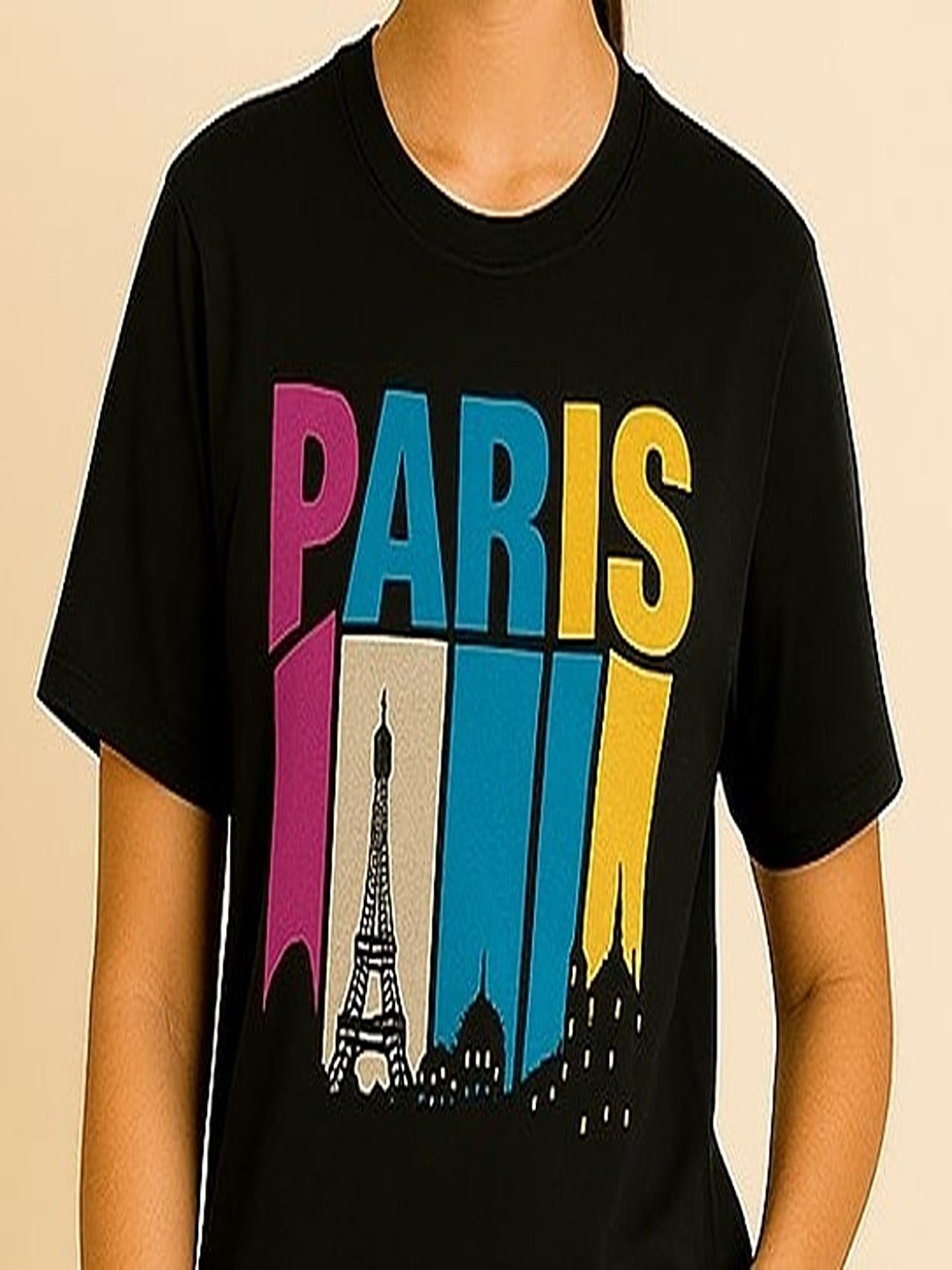 Women Graphic Printed Round Neck Cotton T-shirt