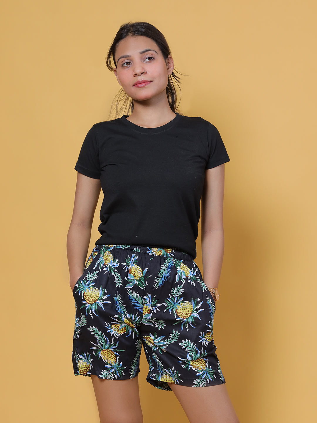 GAB Women/Girl Printed Shorts For Summer