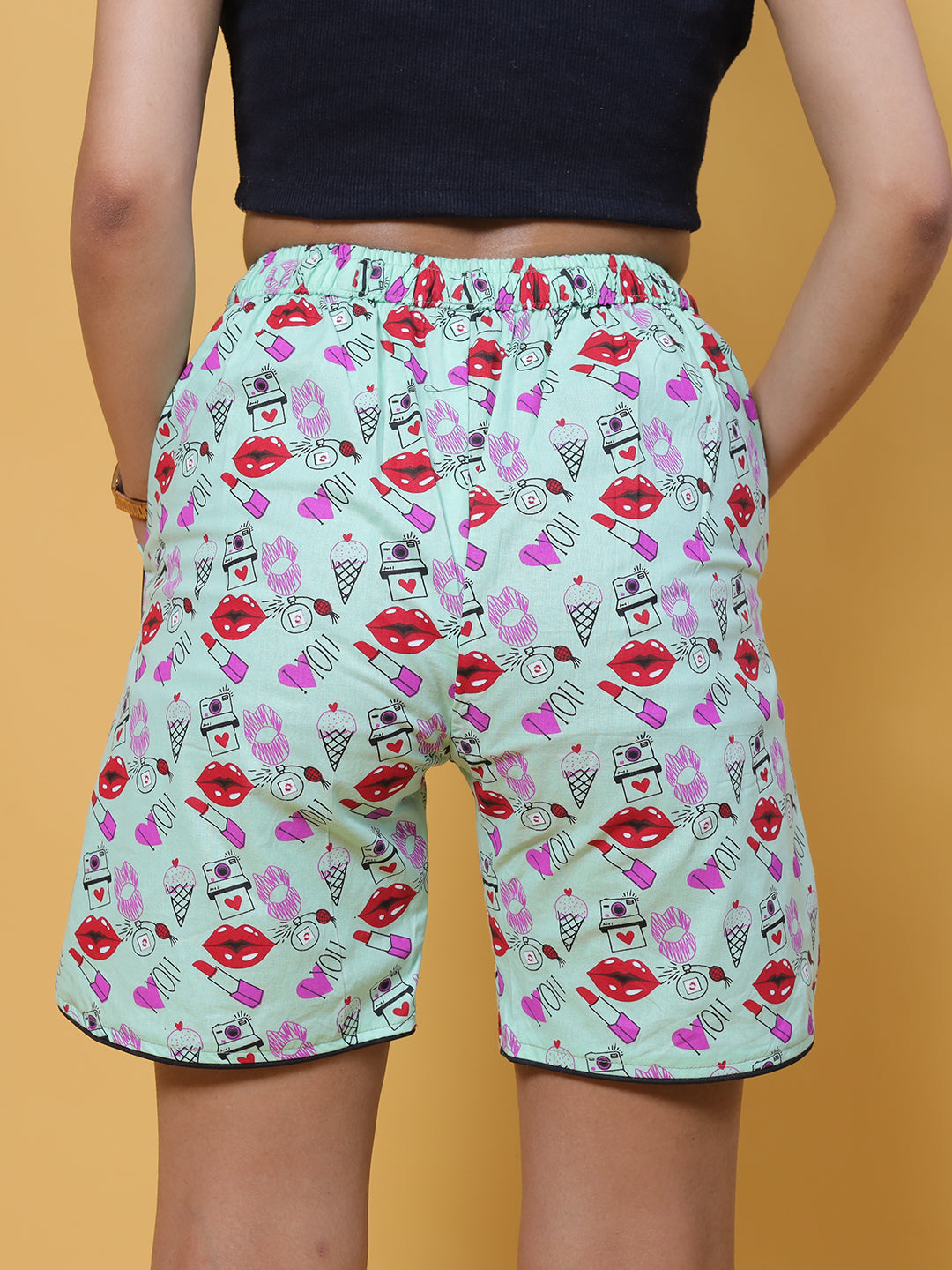 GAB Women/Girl Printed Shorts For Summer