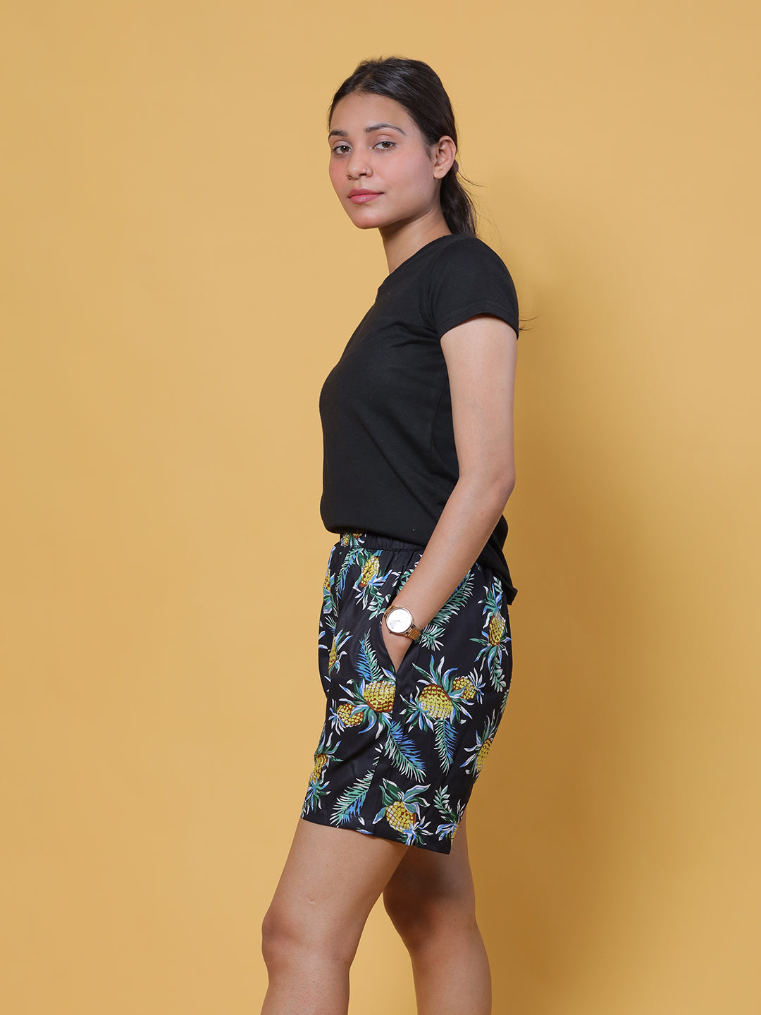 GAB Women/Girl Printed Shorts For Summer