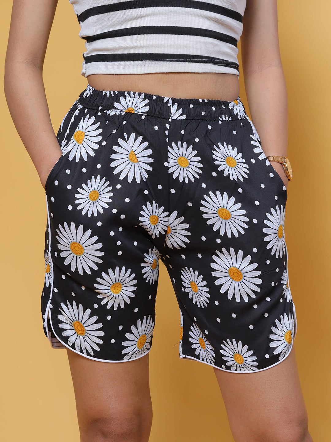 GAB Women/Girl Printed Shorts For Summer