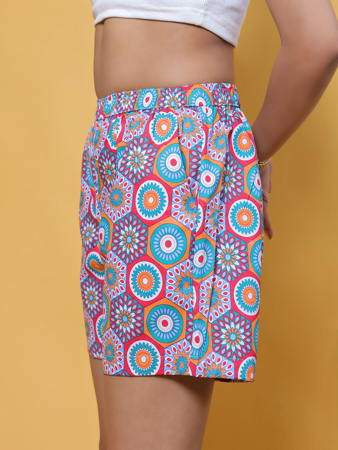 GAB Women/Girl Printed Shorts For Summer