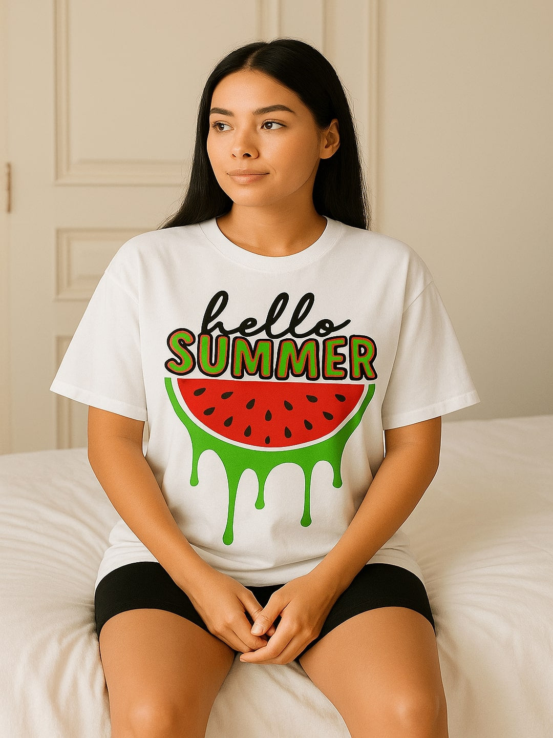 GAB Pure Cotton Printed Oversized T-Shirt