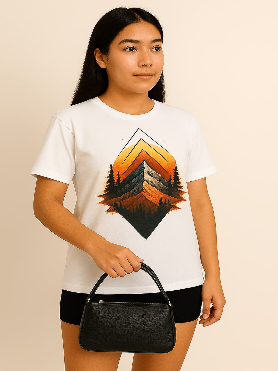 GAB Pure Cotton Printed Oversized T-Shirt