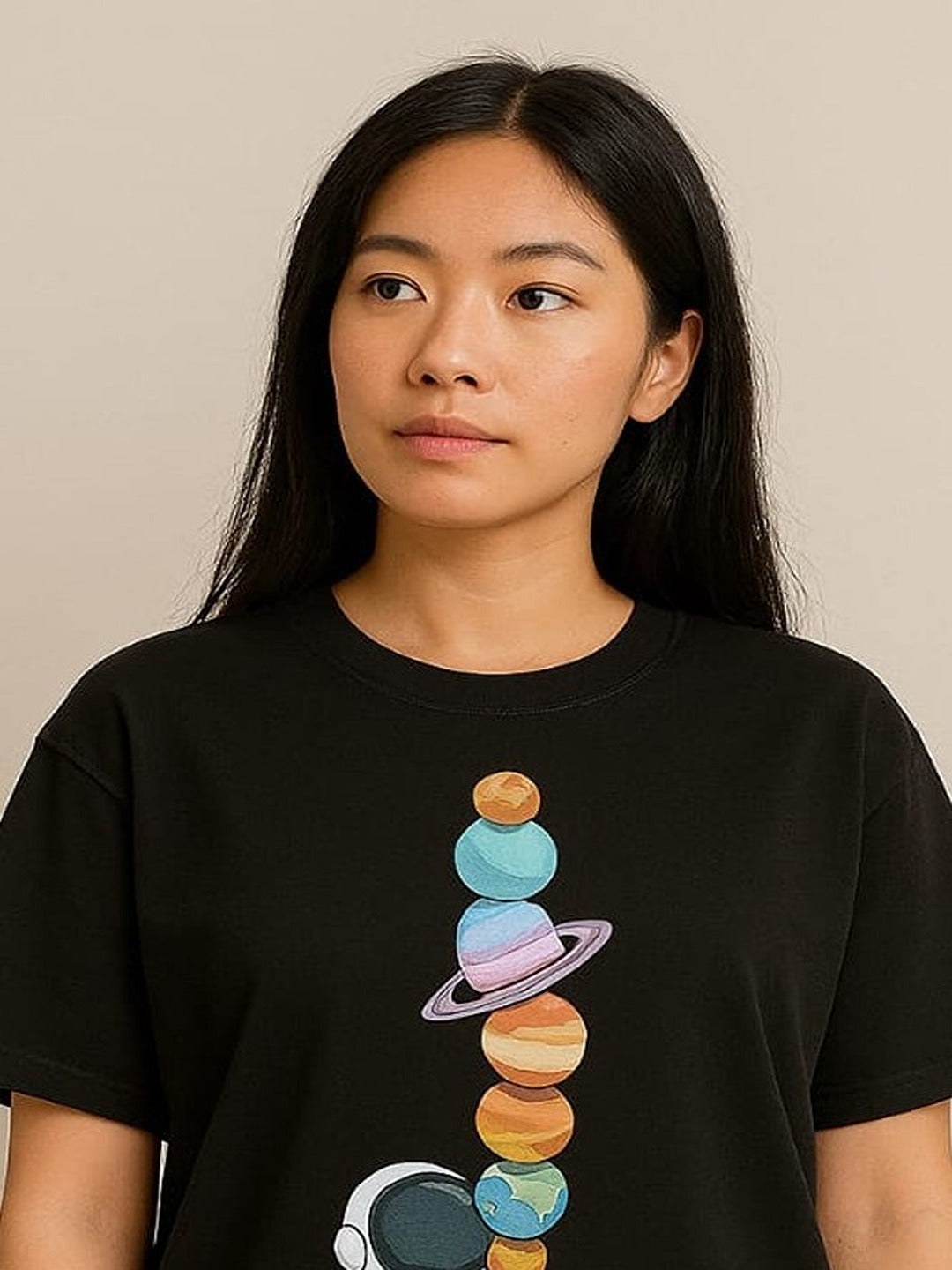 GAB Pure Cotton Printed Oversized T-Shirt