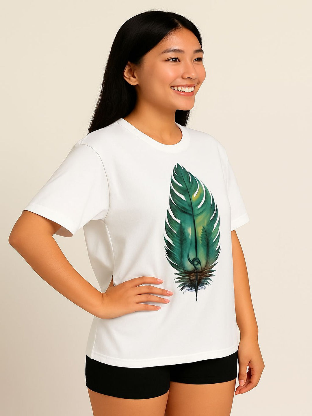 GAB Pure Cotton Printed Oversized T-Shirt