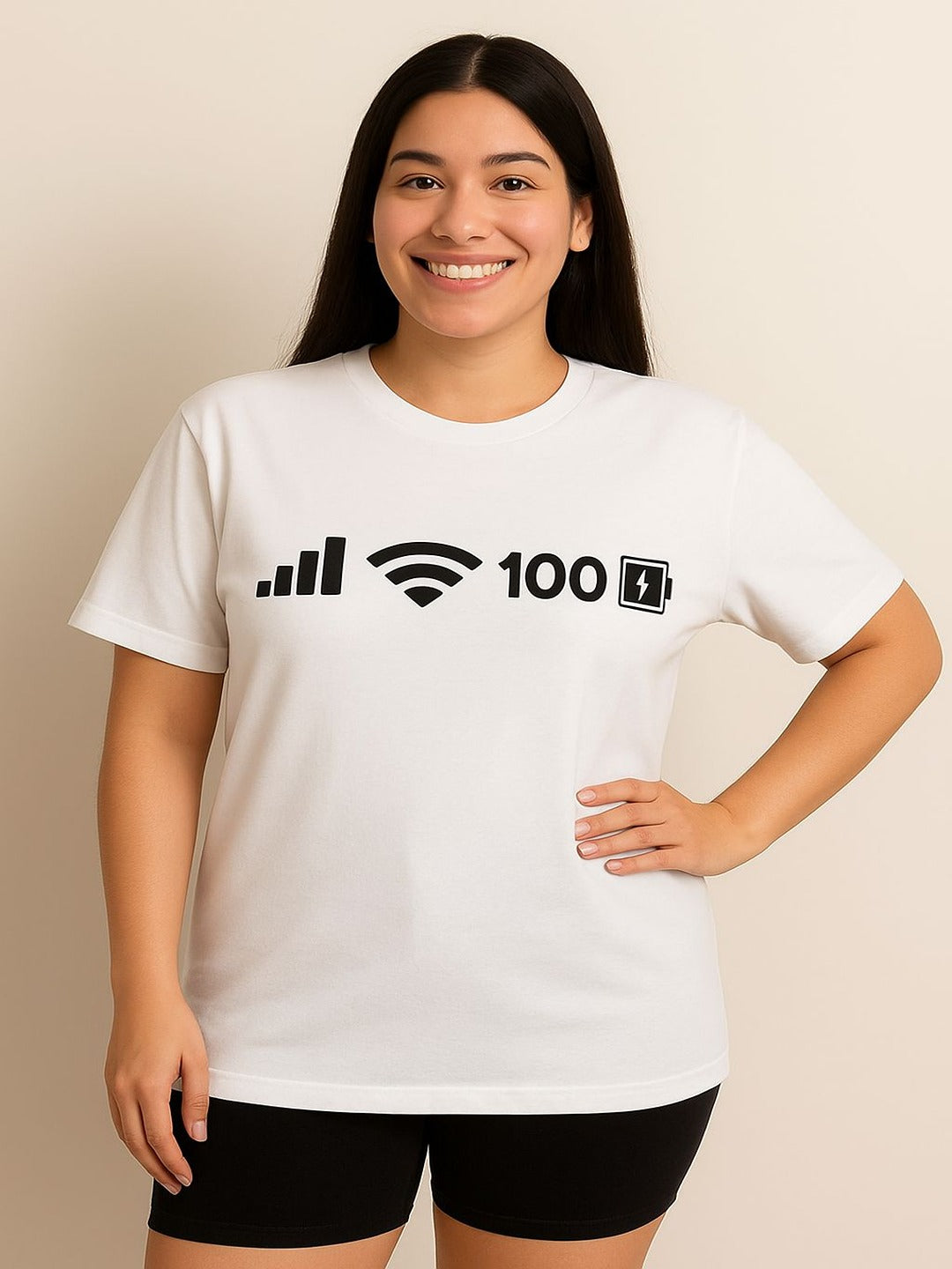 GAB Pure Cotton Printed Oversized T-Shirt