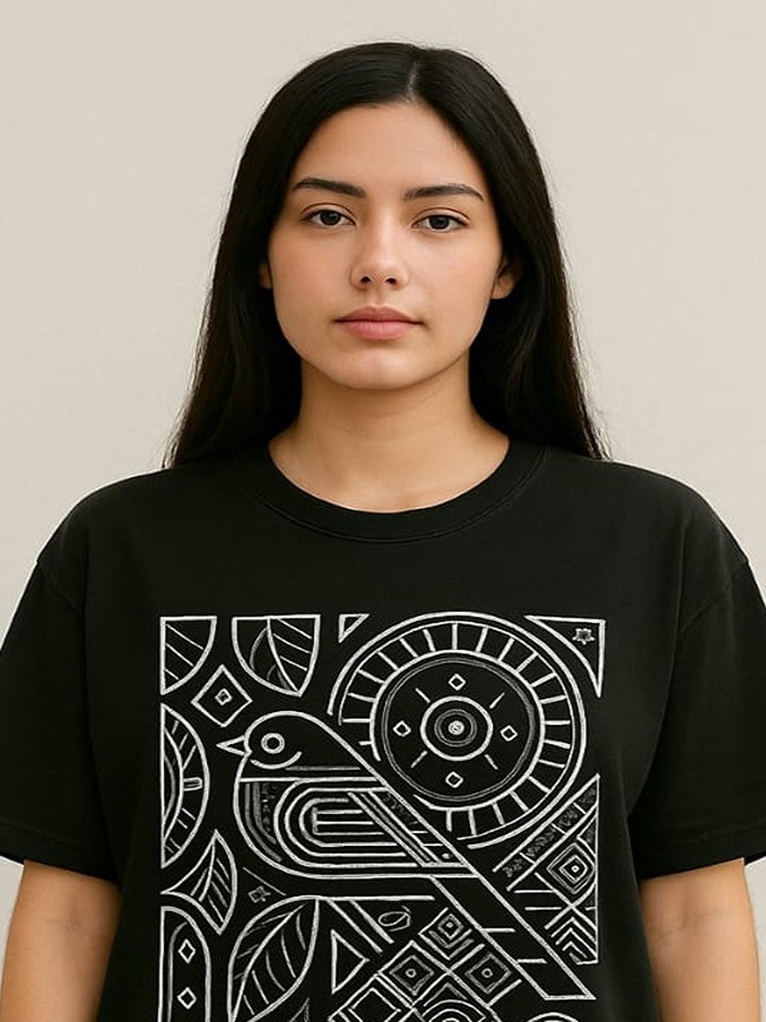GAB Pure Cotton Printed Oversized T-Shirt