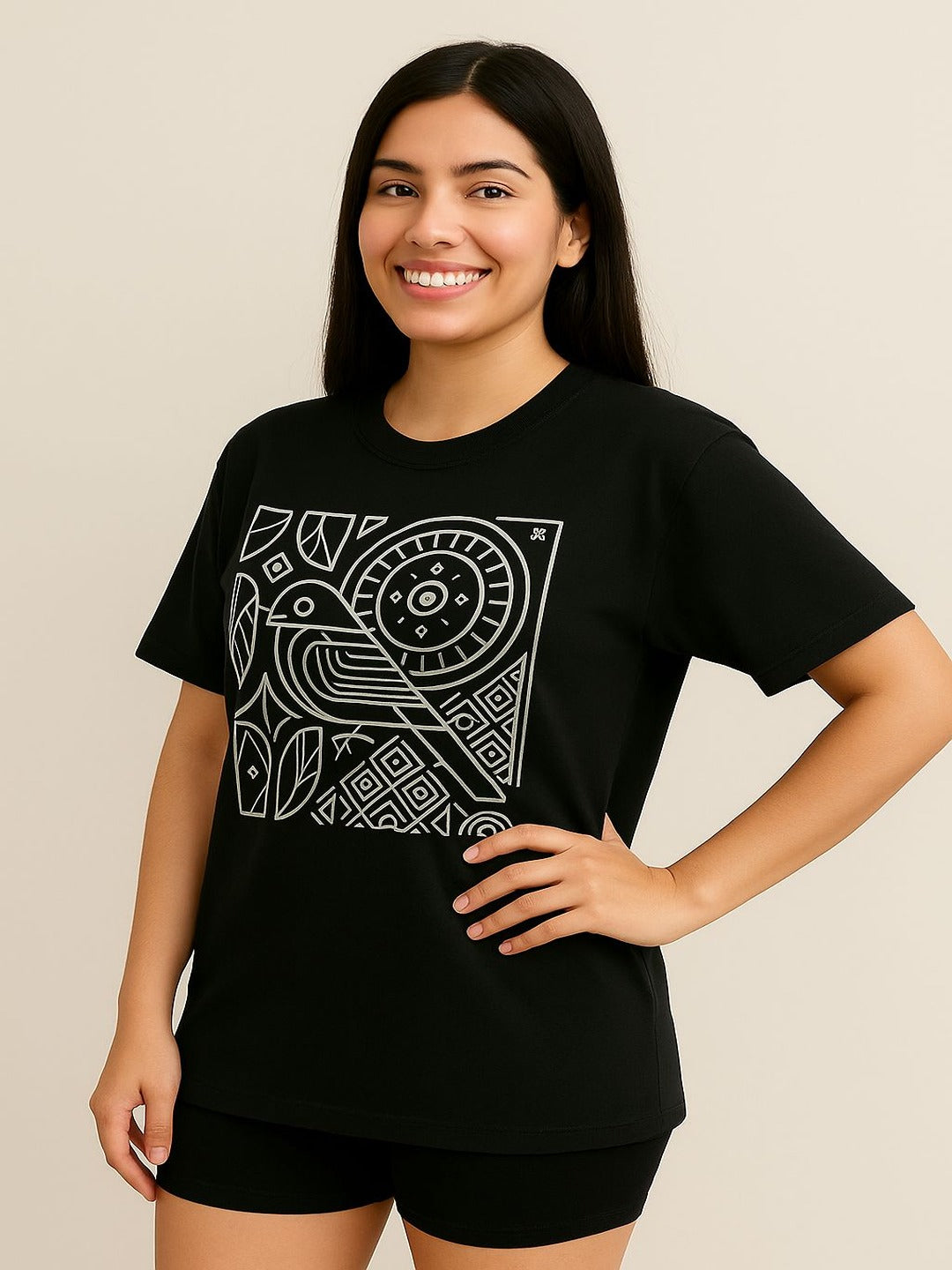 GAB Pure Cotton Printed Oversized T-Shirt