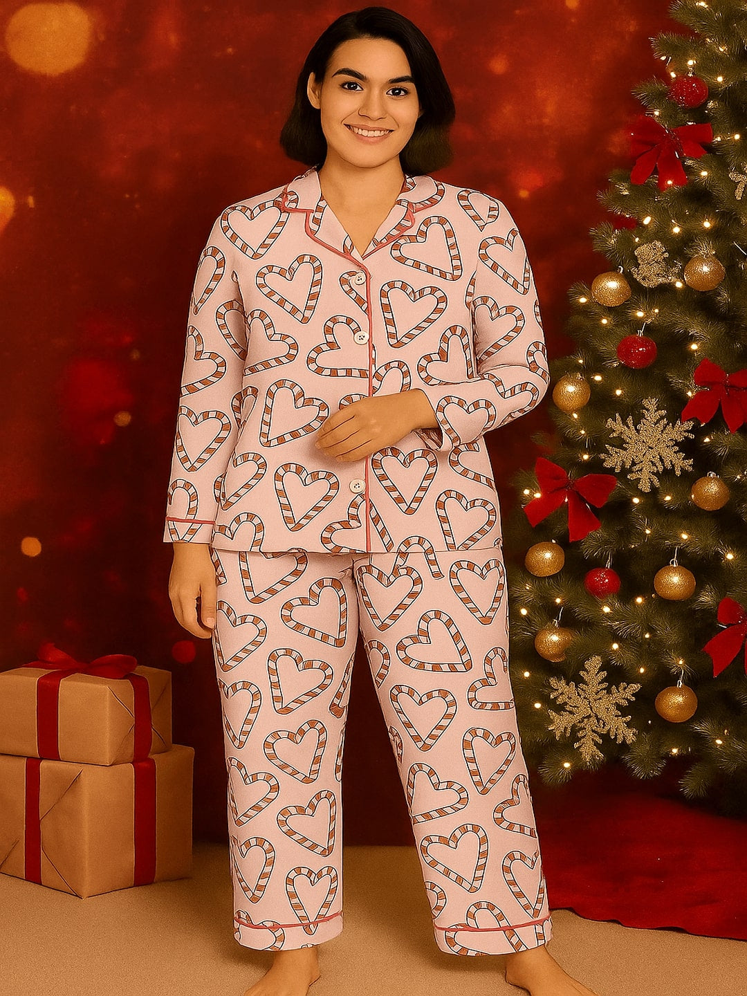 GAB Adult-Women  Printed Night Suit