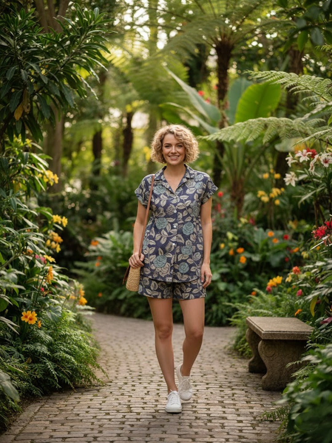 GAB Pure Cotton  Printed Night Suit