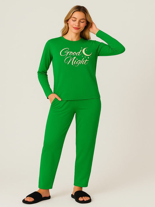 Printed Women Pure Cotton Night suit