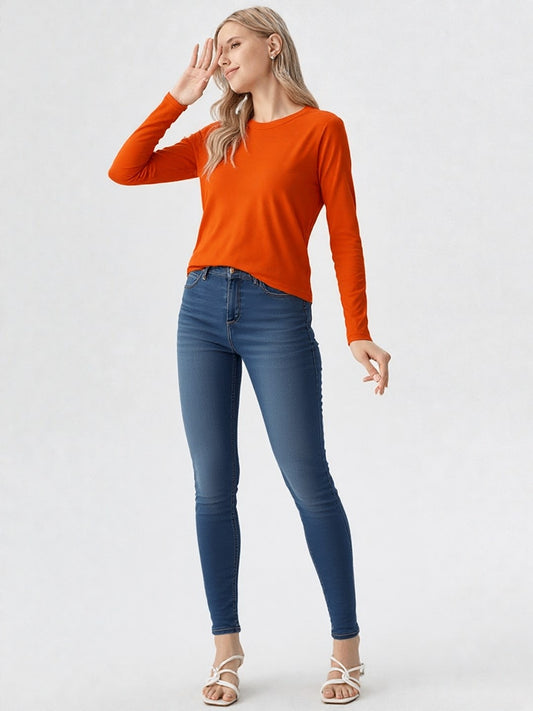 Full Sleeves T shirt Orange