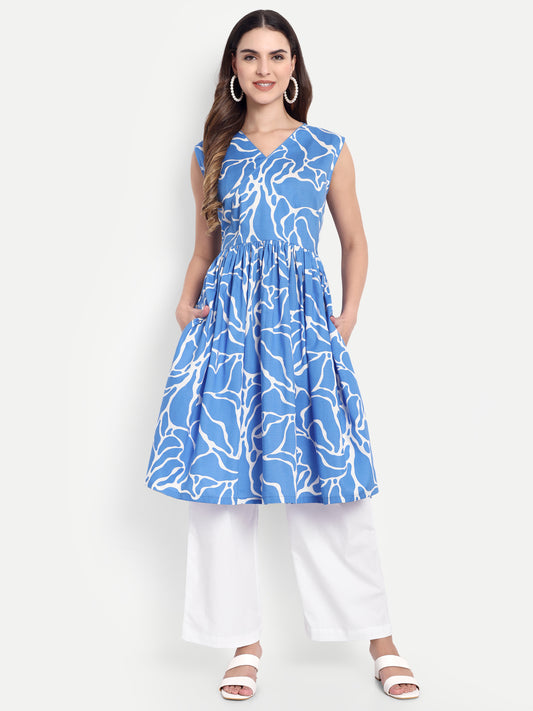 GAB Printed Kurta Set