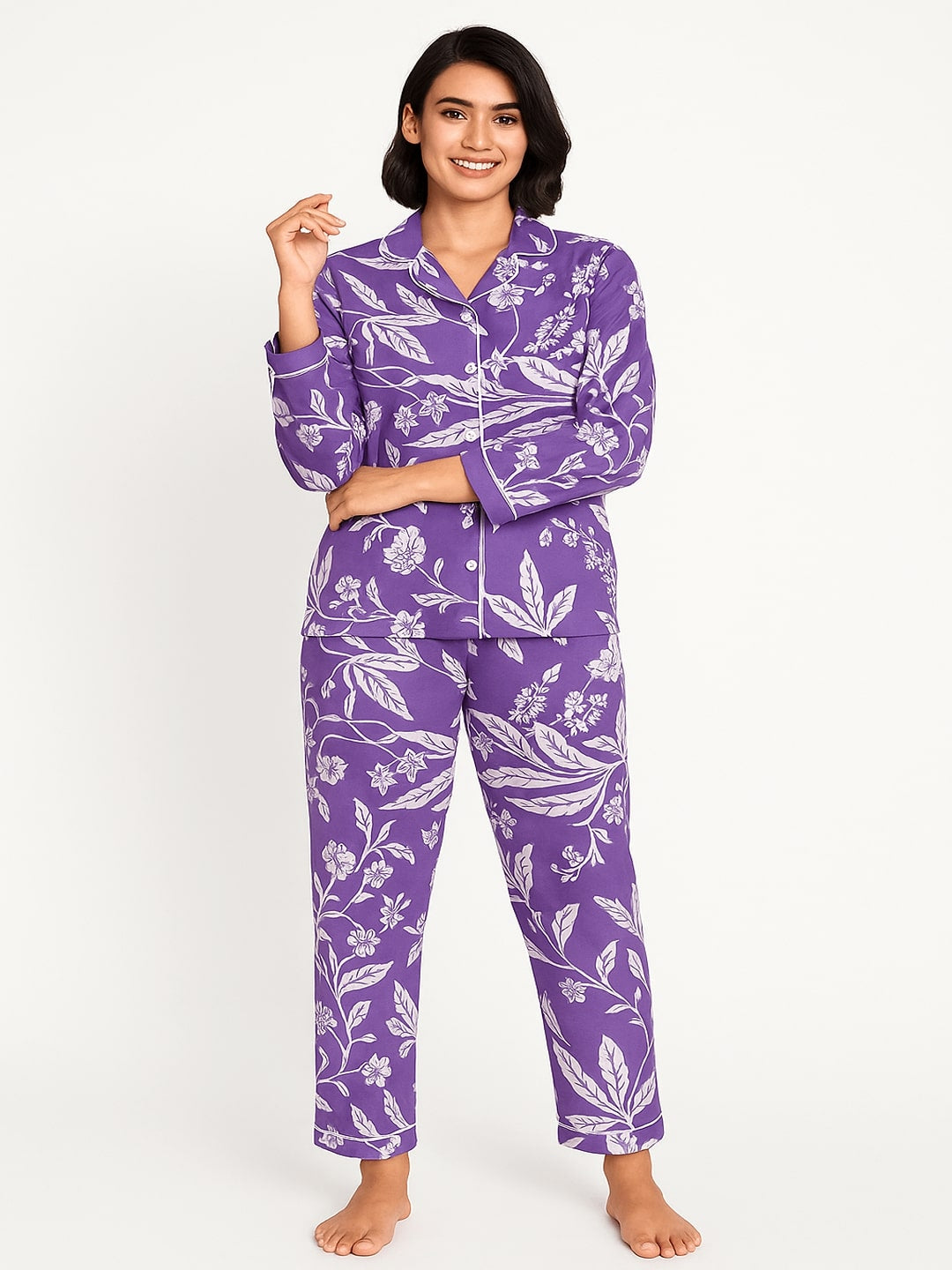 Women Printed Night suit