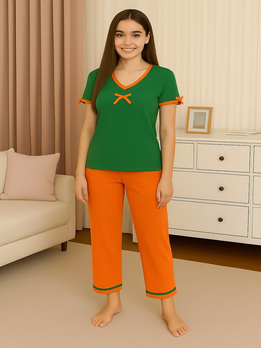 GAB Adult-Women Pure Cotton Night Suit