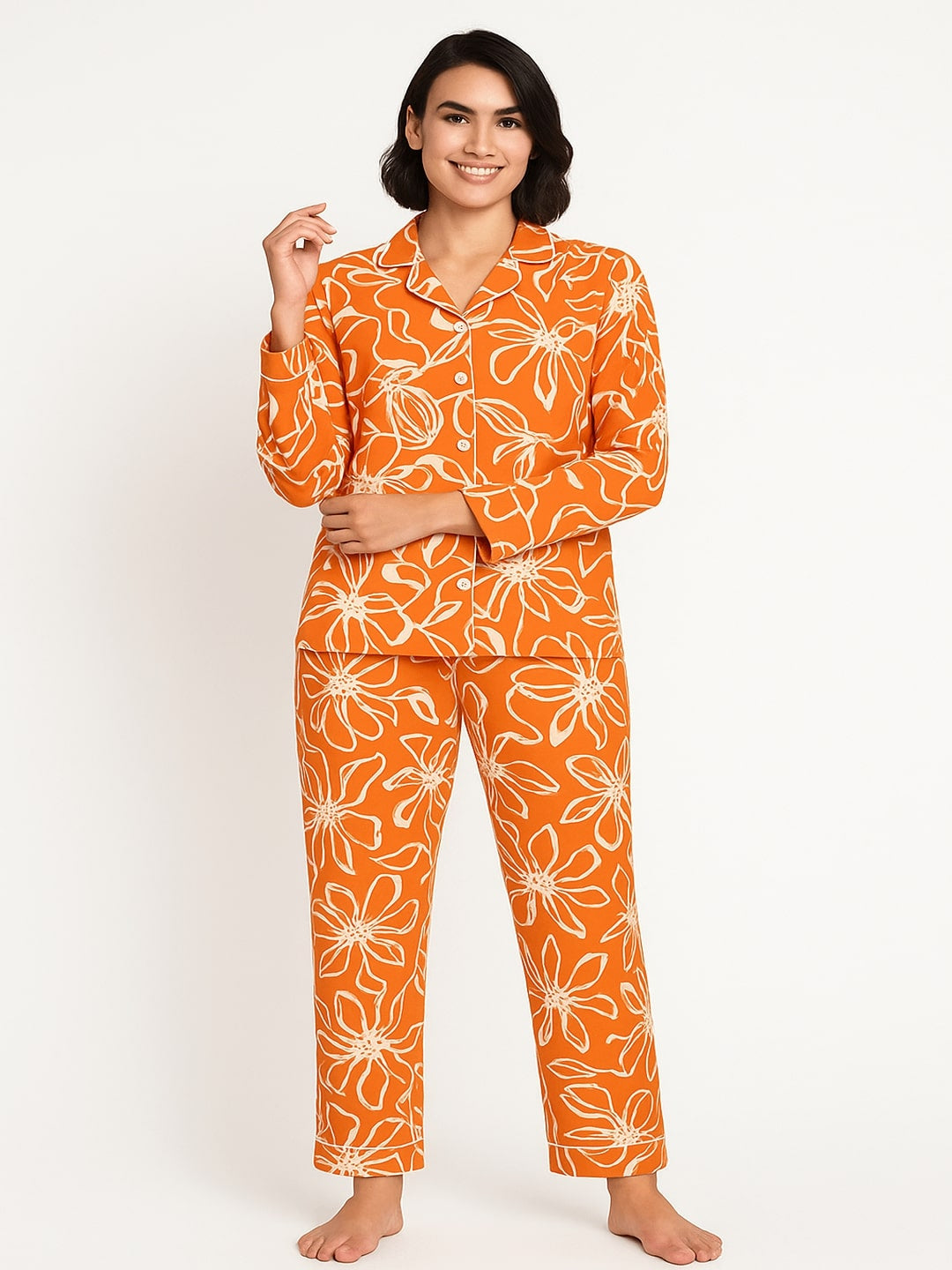 Women Printed Night suit