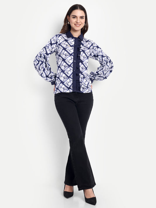 GAB Classic Printed Causual Shirt