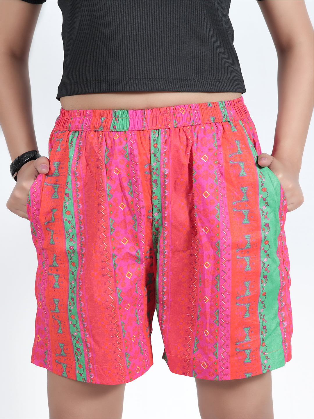 GAB Women/Girl Printed Shorts For Summer