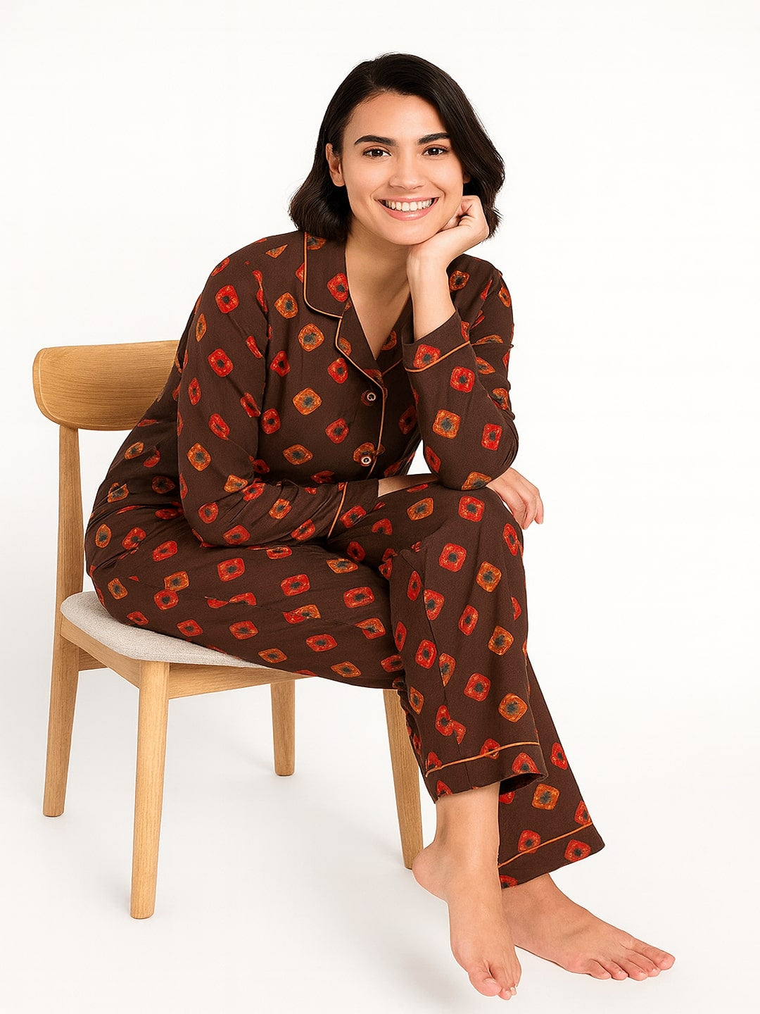 Women Printed Night suit
