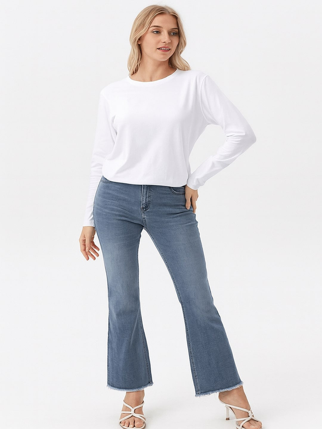 Full Sleeves T shirt White
