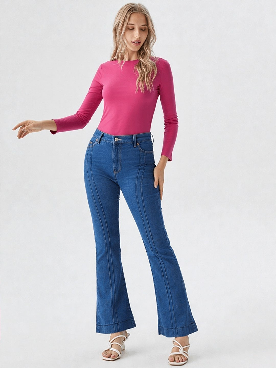 Full sleeves T shirt Pink