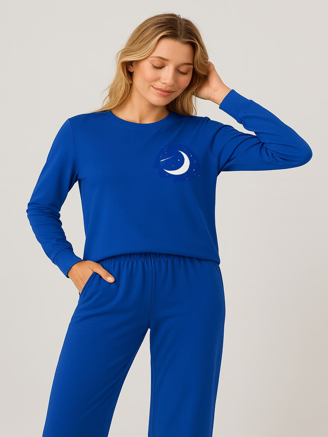 Typography Printed Pure Cotton T-Shirt & Trouser