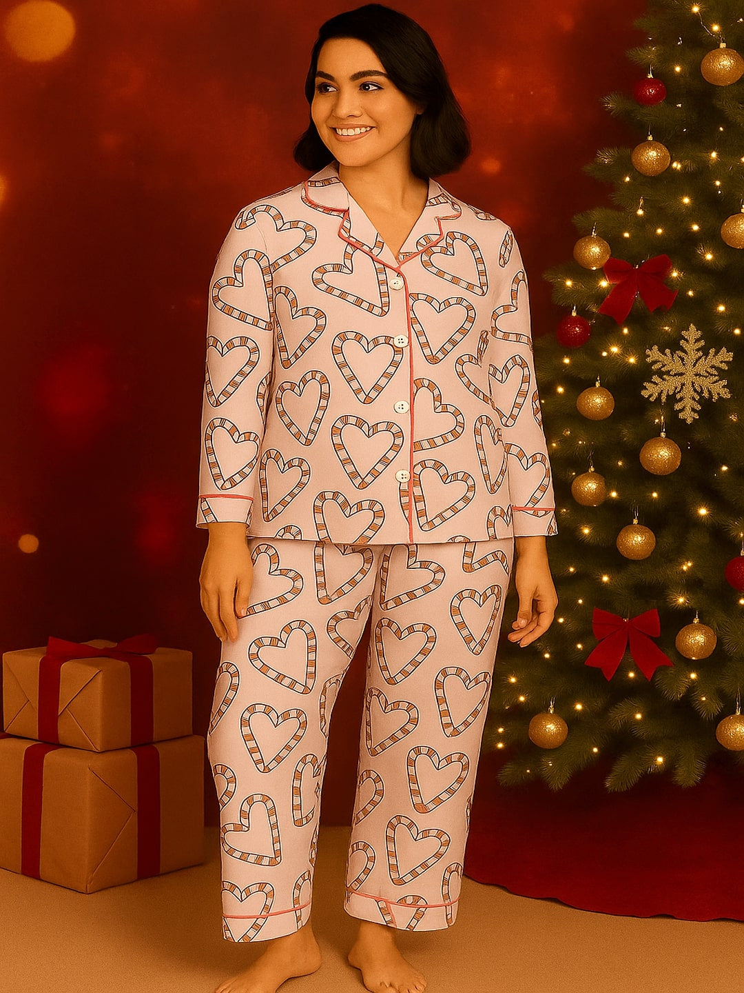 GAB Adult-Women  Printed Night Suit