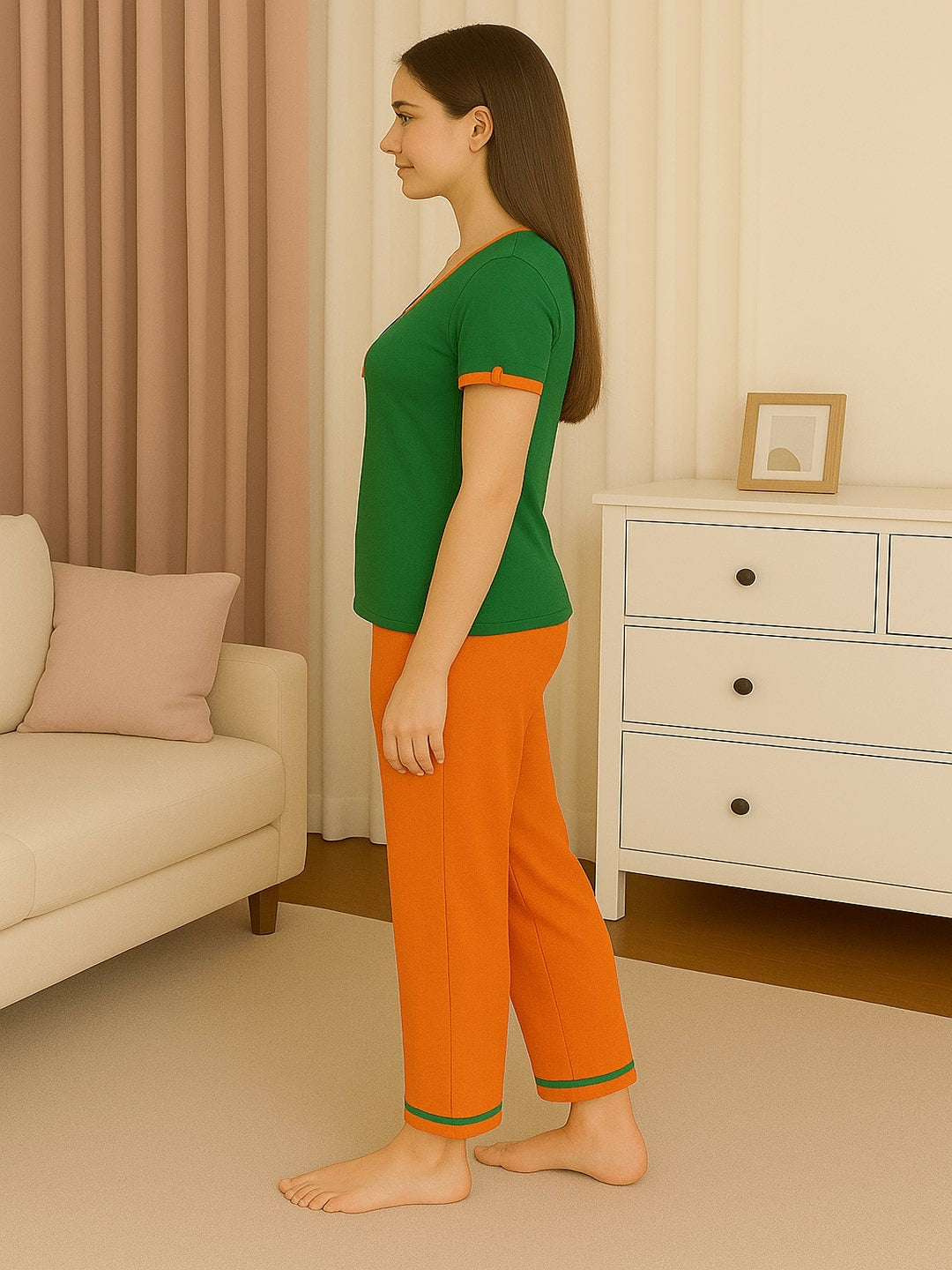 GAB Adult-Women Pure Cotton Night Suit