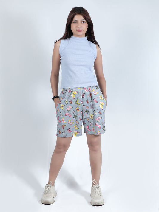 GAB Women/Girl Printed Shorts For Summer