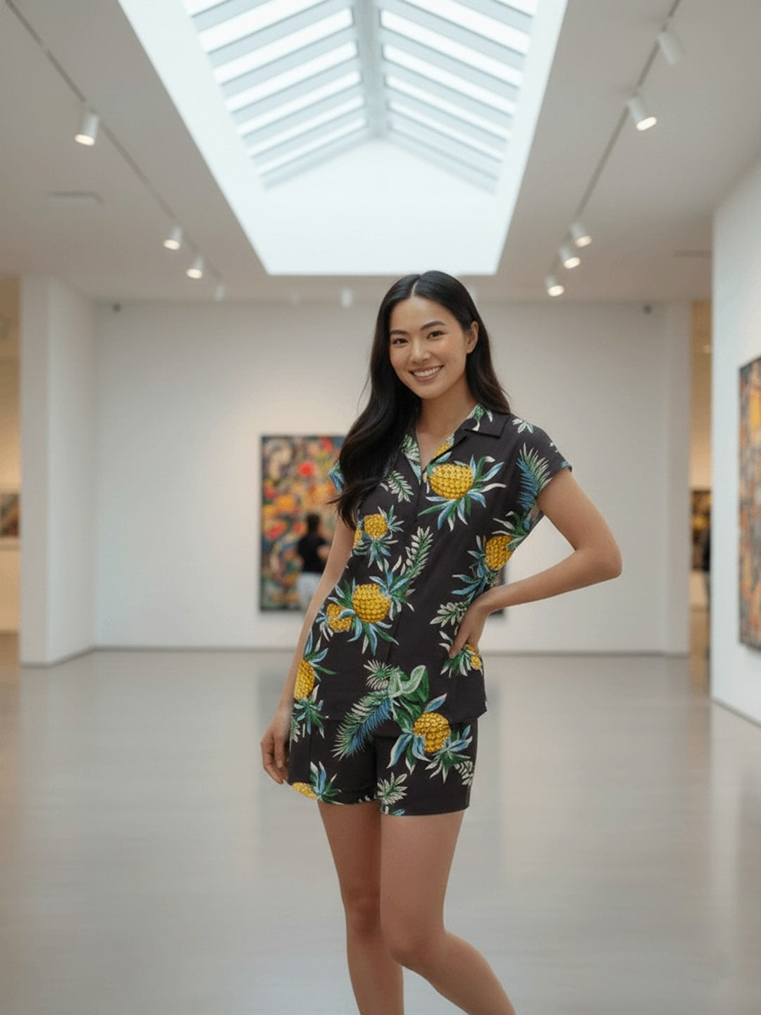 GAB Pure Cotton  Printed Night Suit