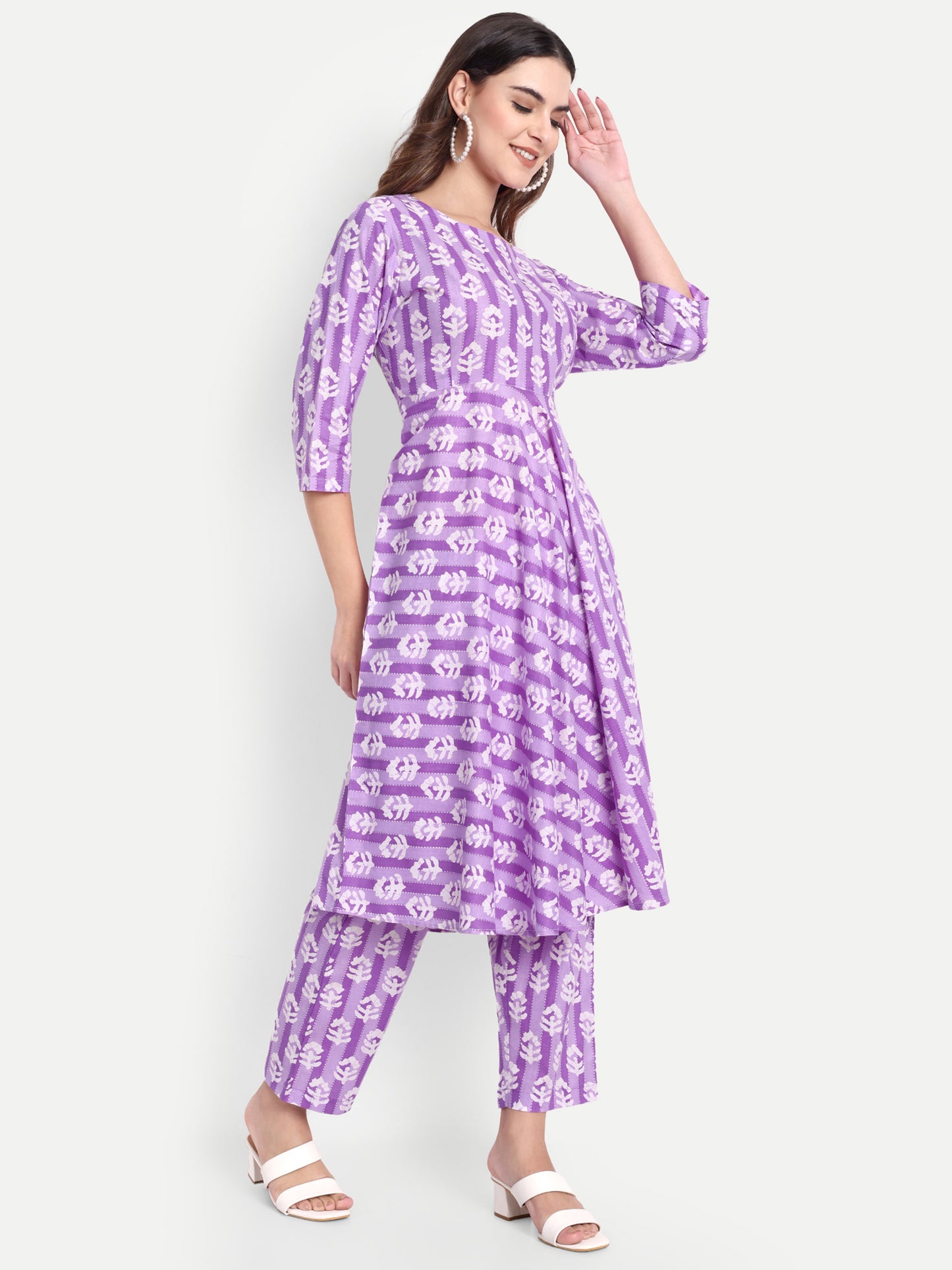 GAB Printed Kurta Set