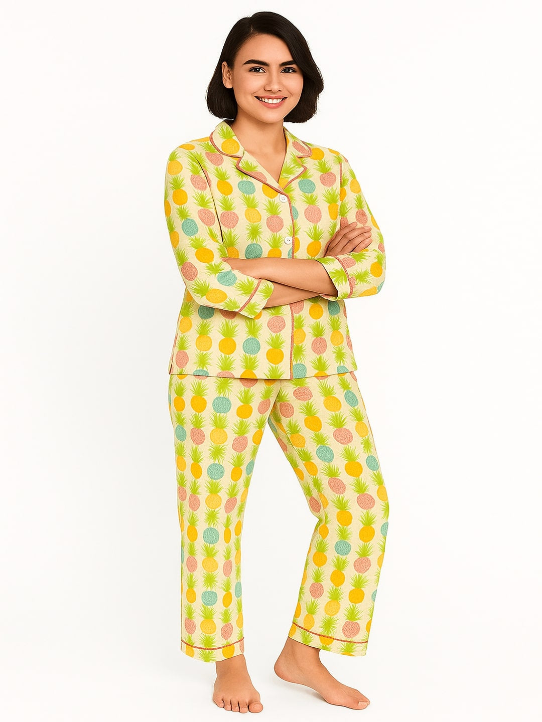 GAB Women Printed Night suit