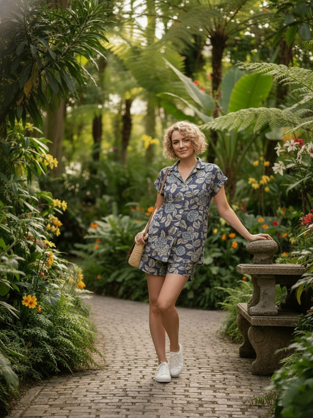 GAB Pure Cotton  Printed Night Suit