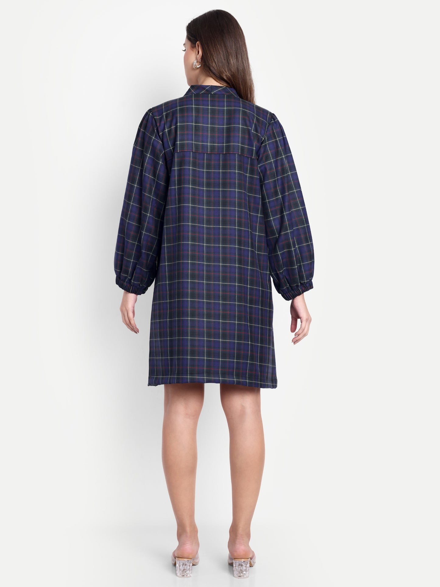 GAB Knotted Check Dress
