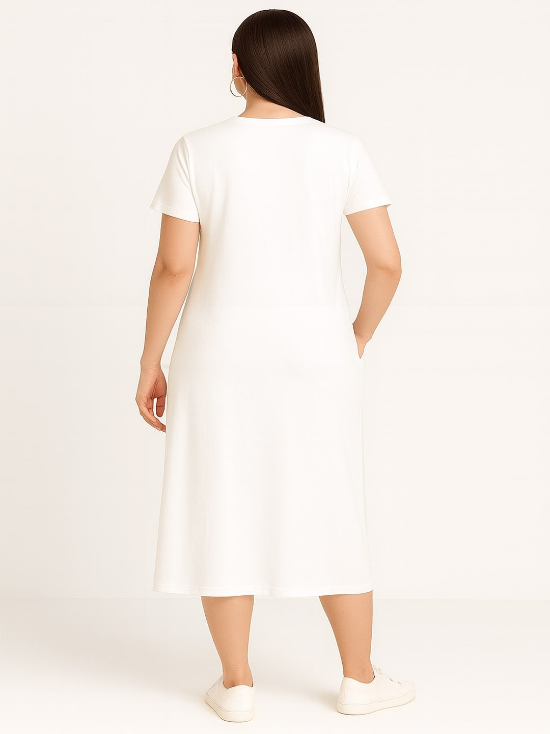 Printed T-shirt Midi Dress