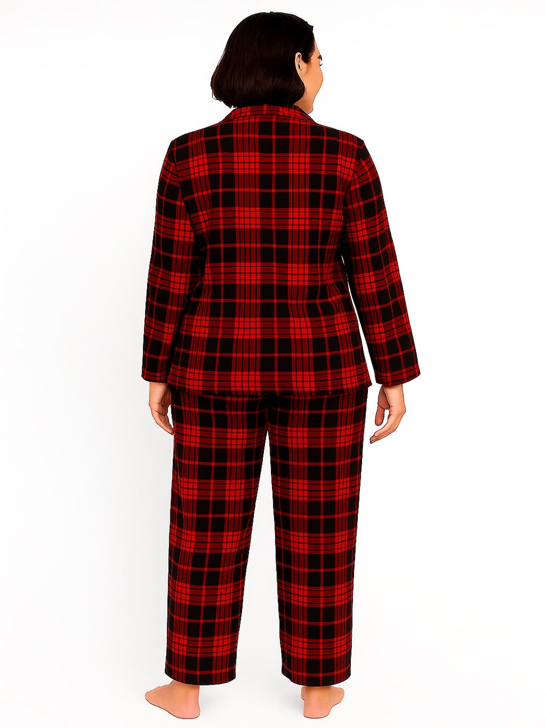 GAB   Pure Cotton Checked Night Suit