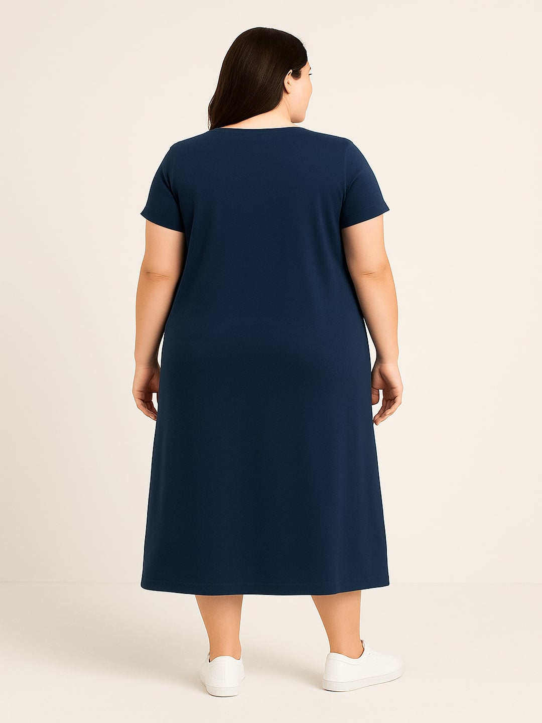 Women T-shirt Midi Dress
