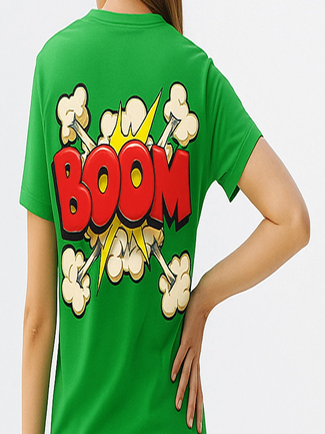 Women Typography Printed Round Neck Cotton T-shirt